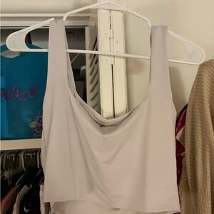 Elegant Cream Crop Top